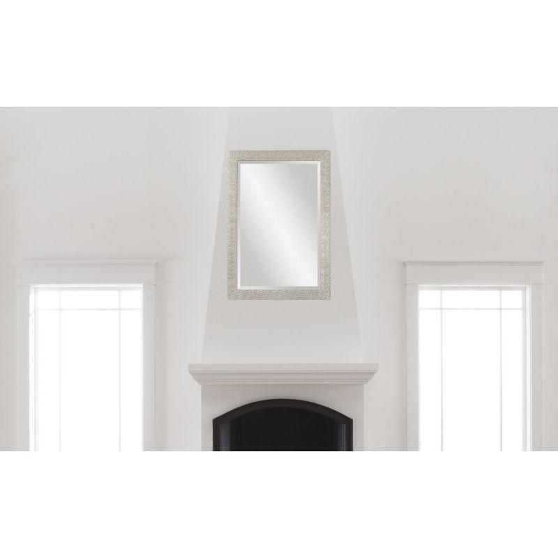 Rectangle Porcius Antiqued Decorative Wall Mirror Silver - Uttermost