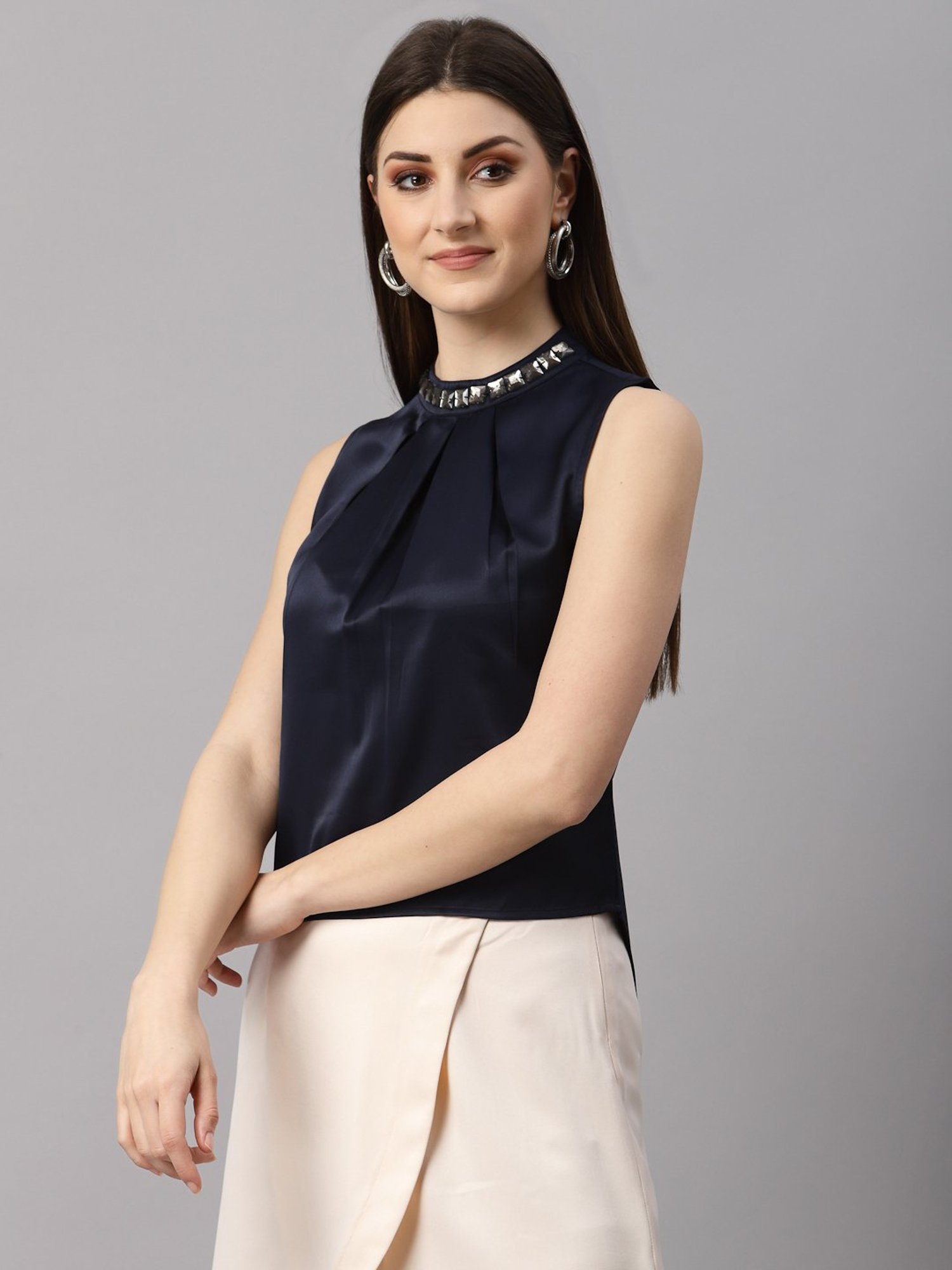 NEUDIS Navy High Low Top