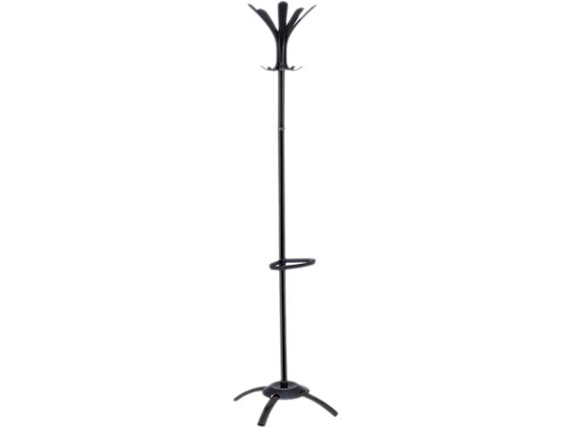 Alba PMCLEON CLEO Coat Stand, Black, Metal and Plastic, Stand Alone Rack, 10 Knobs