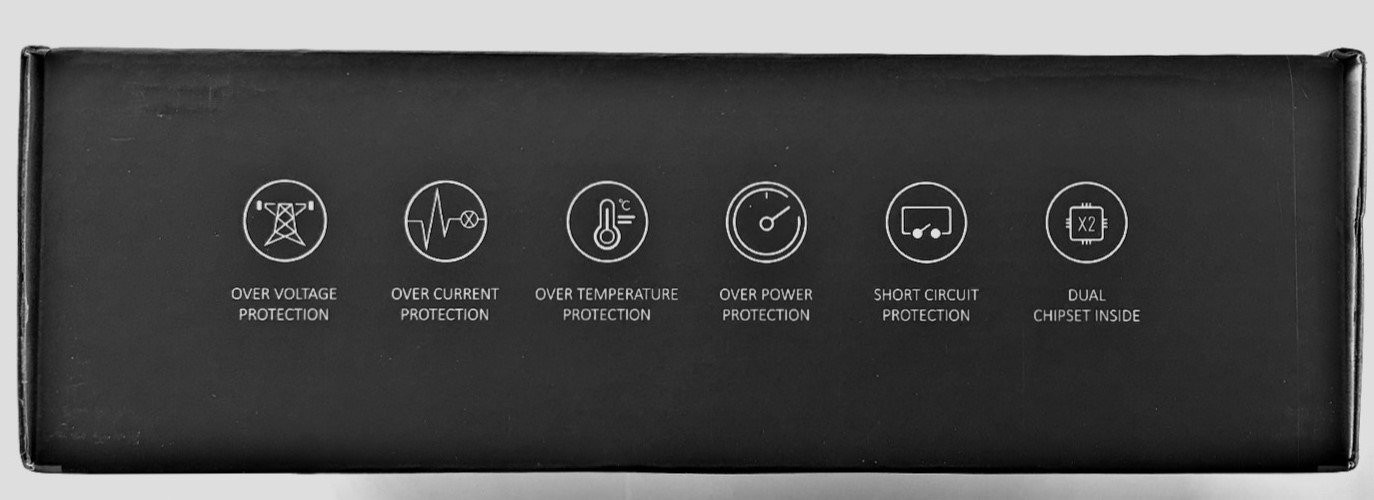 XtremPro Laptop Gaming Power AC Adapter w/ Power Supply Cord, Extra Long 8.4ft, 19V 9.23A 180W, 100 - 240V, 0.29 x 0.2" Plug Tip, 6.5" x 3.25" x1.75" for DELL - Black (11152)