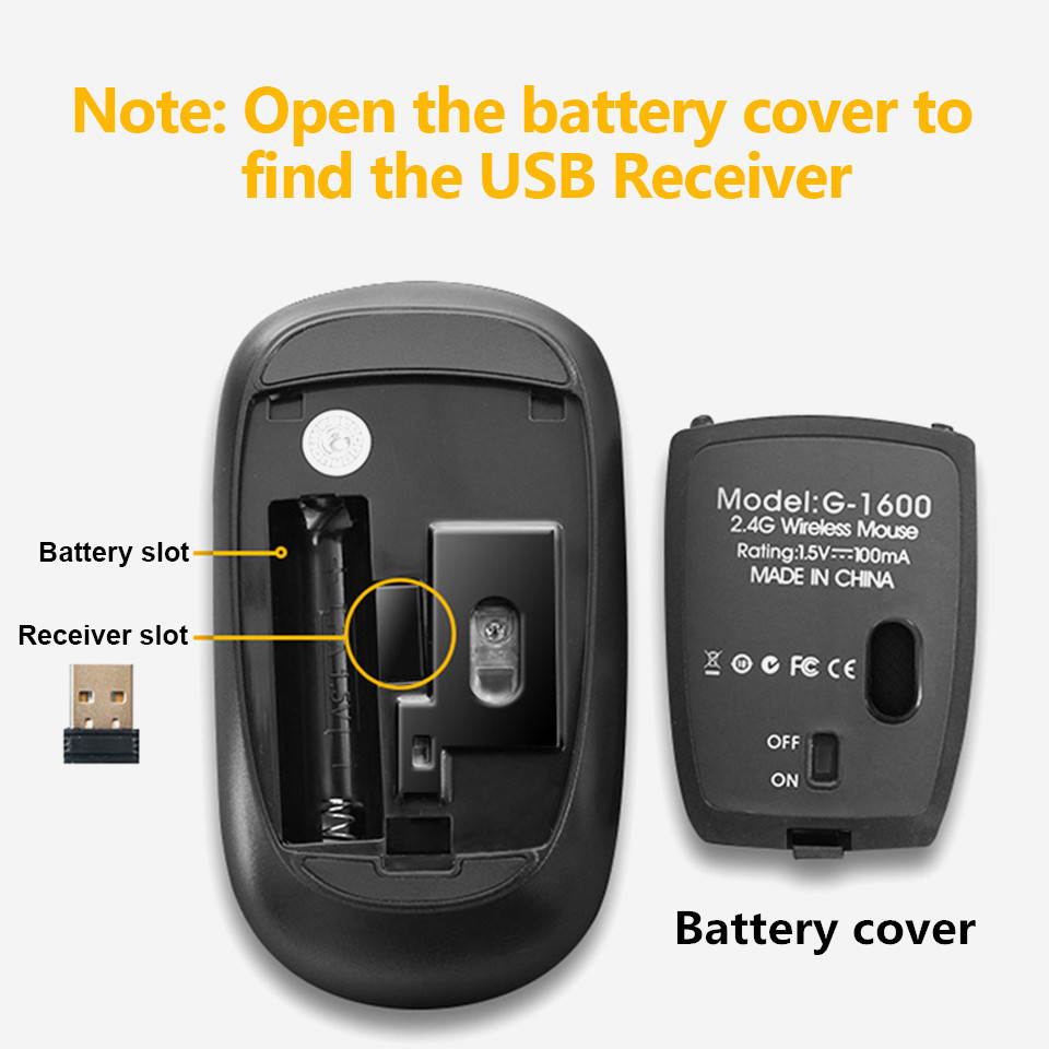 Silent Wireless Mouse PC Computer Mouse Gamer Ergonomic Mouse Optical Noiseless USB Mice Silent Mause Wireless For PC Laptop