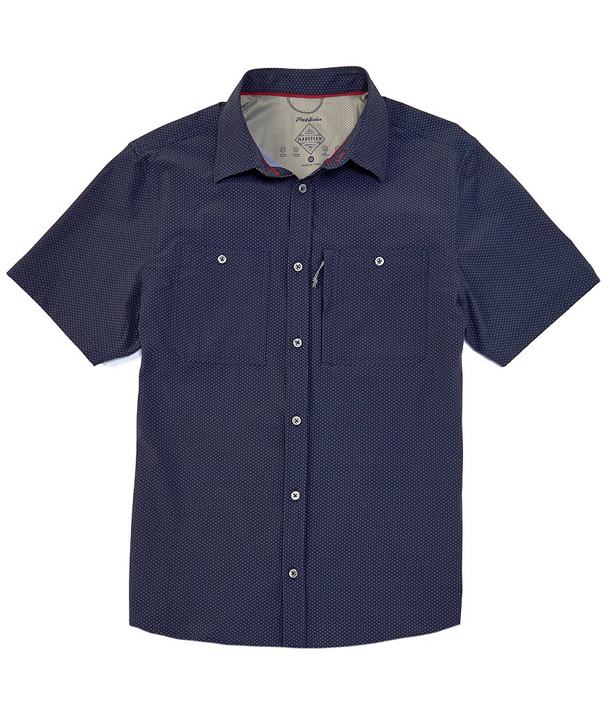 Flag And Anthem Short-Sleeve MadeFlex Boonville Dot Performance Woven Shirt