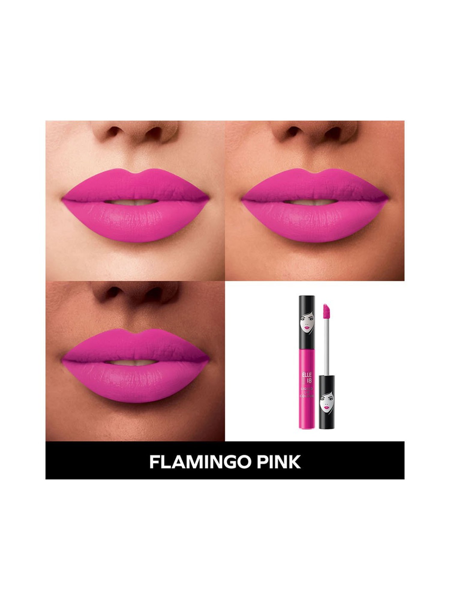 Elle 18 Liquid Lip Colour Flamingo Pink - 5.6 ml