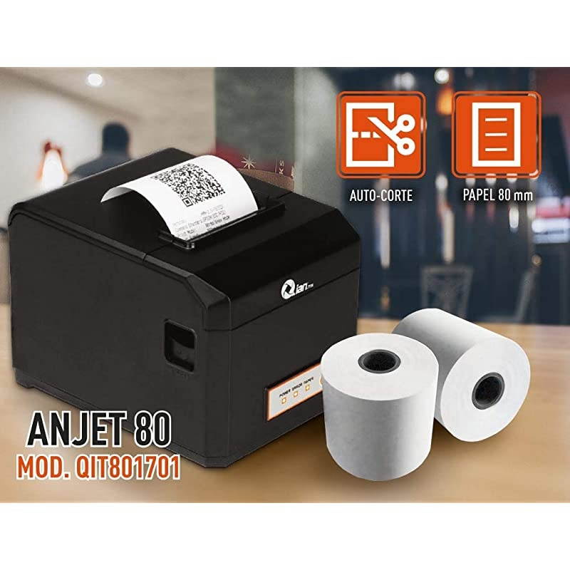 Thermal Printer 318 80mm Receipt Printer POS Printer with Auto Cutter ESCPOS Support Windows Pos System ANJET80