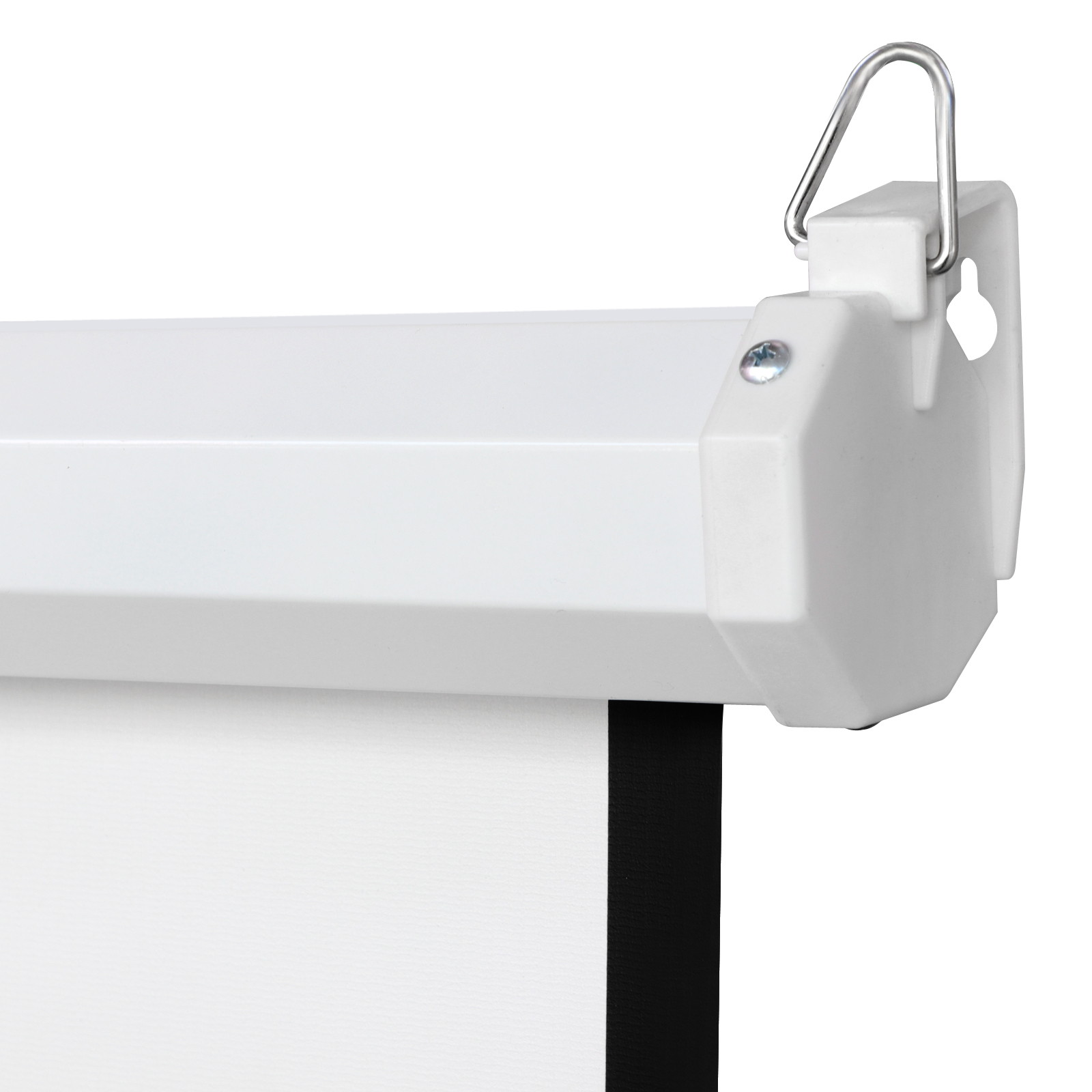 100" Diagonal 16:9 Projection Projector Screen HD Manual Pull Down Home Theater