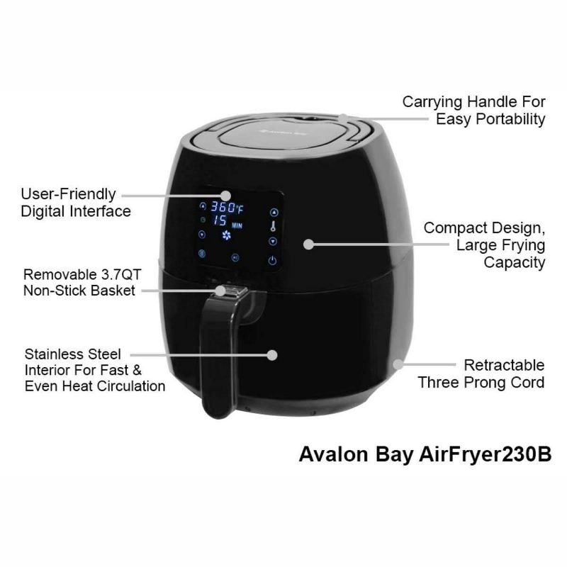 Inalsa 1500W 12L Air Fryer