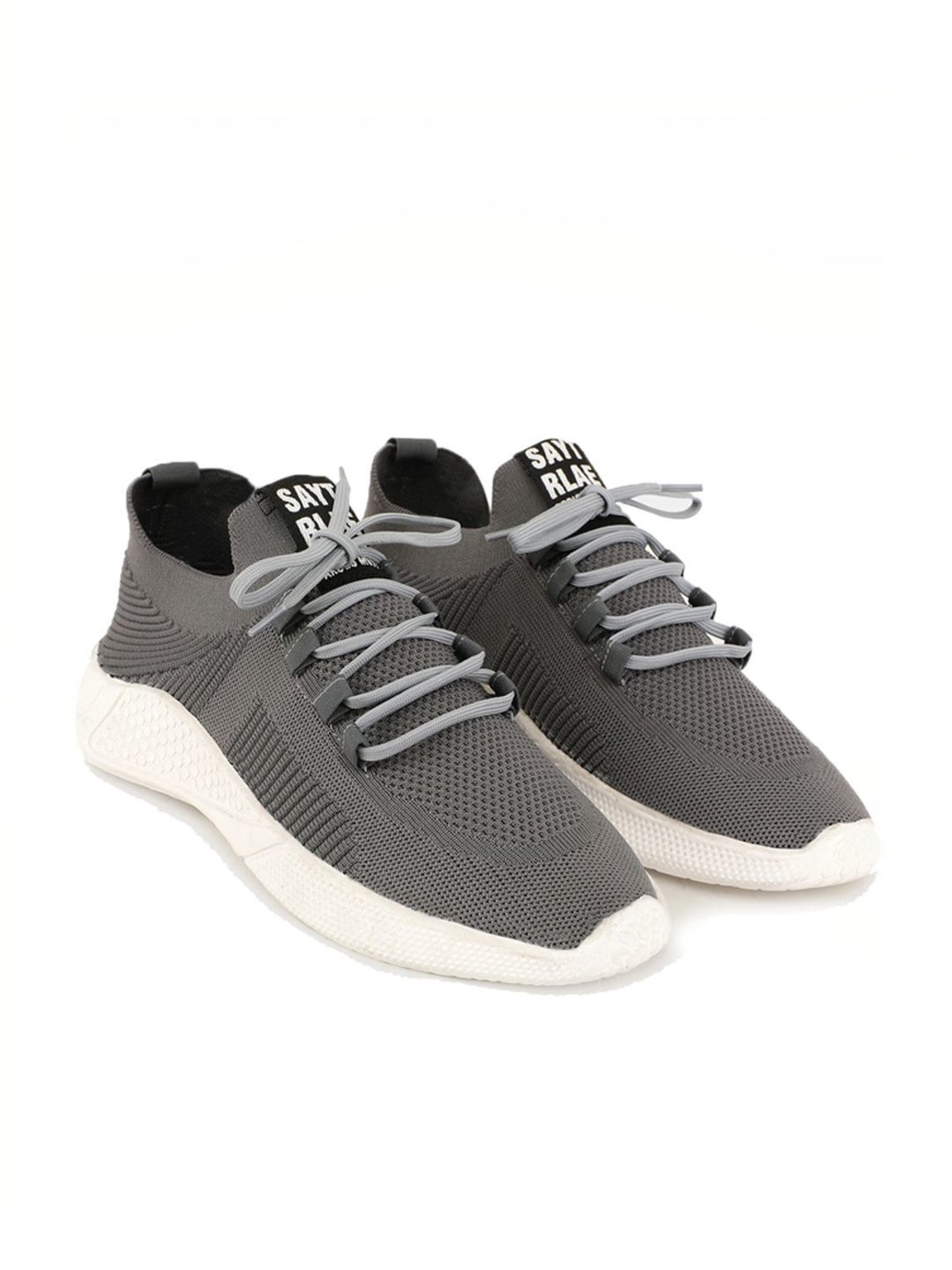 Rapid Box Men's Grey Walking Shoes