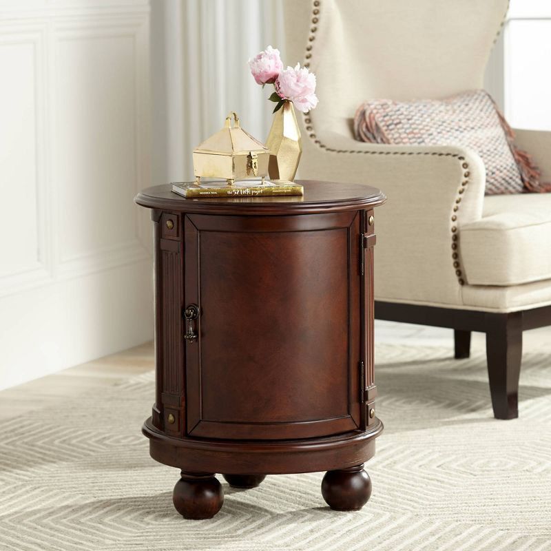 Elm Lane Kendall 19" Wide Espresso Small Round Accent Table