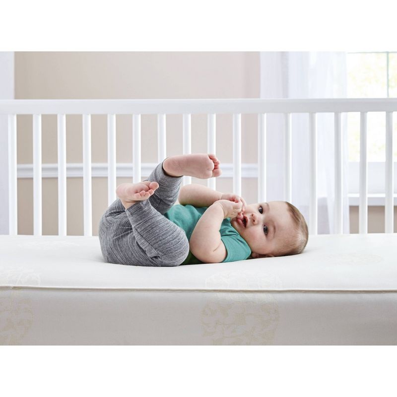 Beautyrest Platinum 2 Stage Crib and Toddler Mattress - Beige