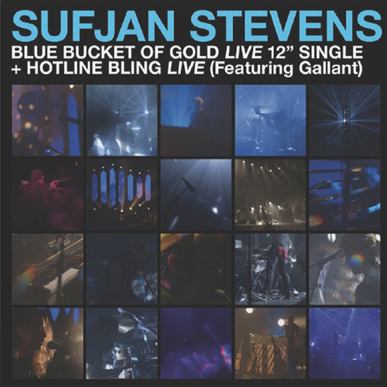 Sufjan Stevens Carrie & Lowell Live - Blue Bucket of Gold 12" Vinyl Single (Translucent Blue Vinyl)