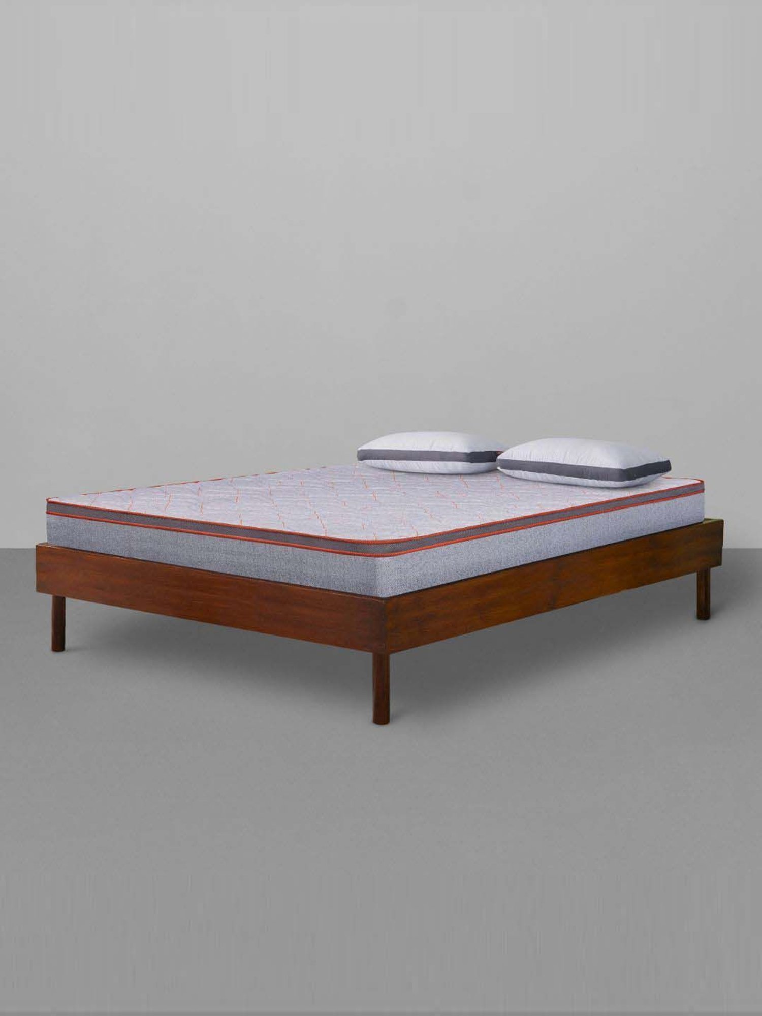 Sleepyhead Coco Grey & Red Foam High Density Rubberised Coir Orthopedic Mattress