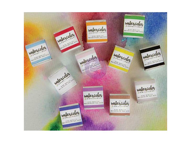 Prima Watercolor Confections Watercolor Pans 12/Pkg-The Classics
