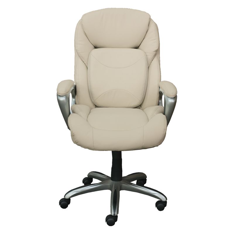 Office Chair with 360 Motion Support Inspired Ivory - Serta