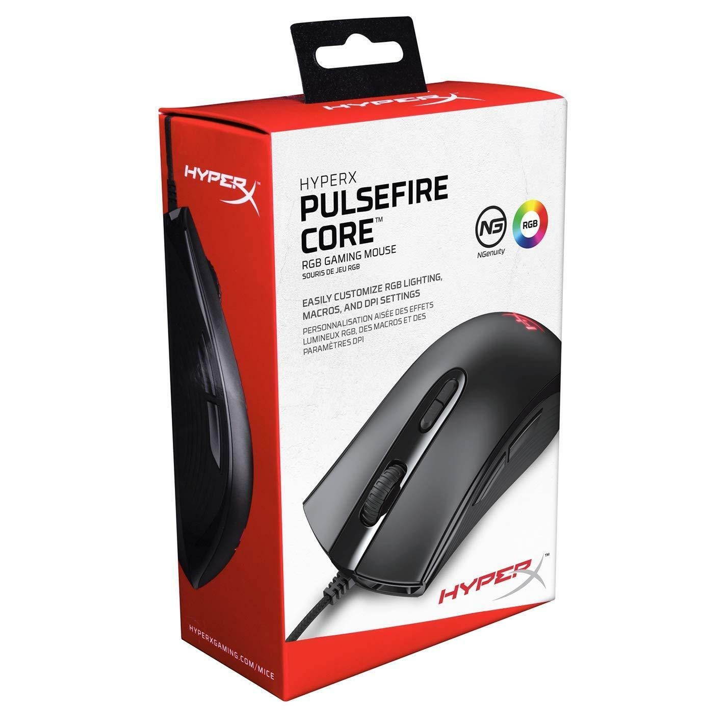 Pulsefire Core 6200 DPI Wired Optical Gaming Mouse with RGB Lighting