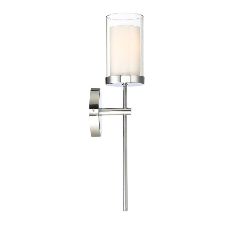 Wall Lights Sconce Chrome - Aurora Lighting