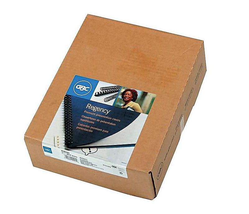 GBC Regency Presentation Covers 8.5"W x 11"H Black 514479