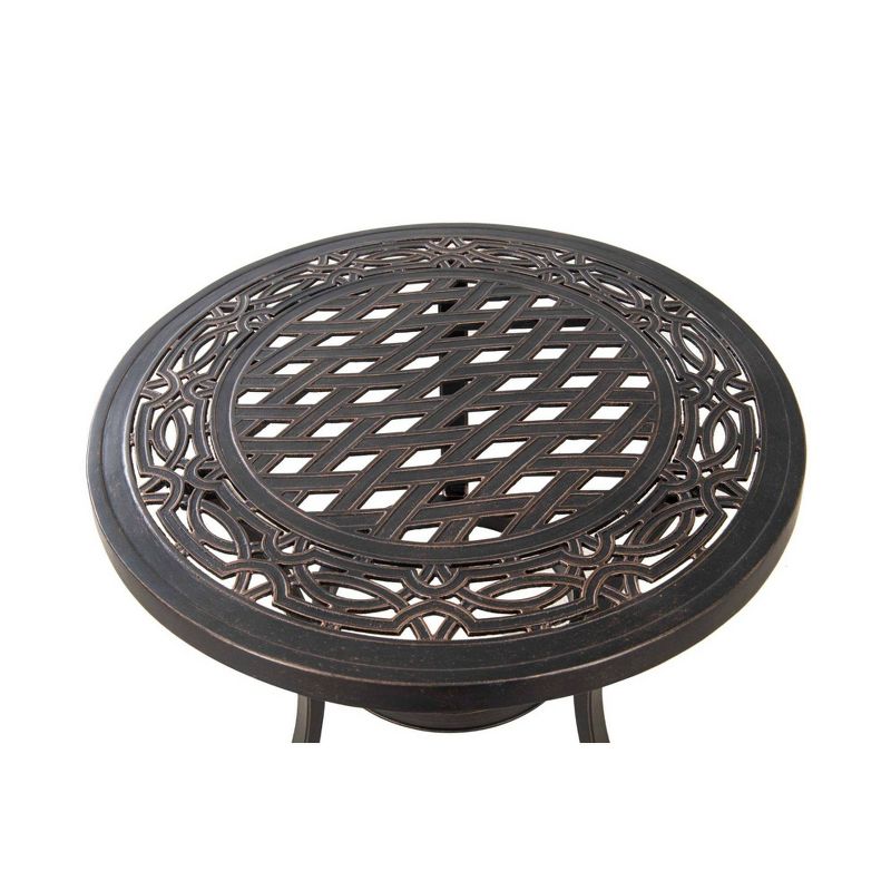 Cahill Bar Harbor Aluminum Accent Table - Sunjoy