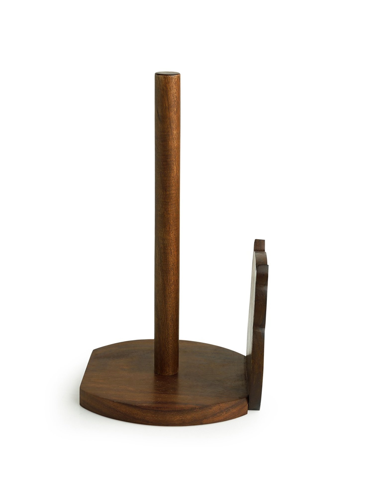 ExclusiveLane The Dancing Peacock Brown Sheesham Wood Napkin Holder - Set of 1