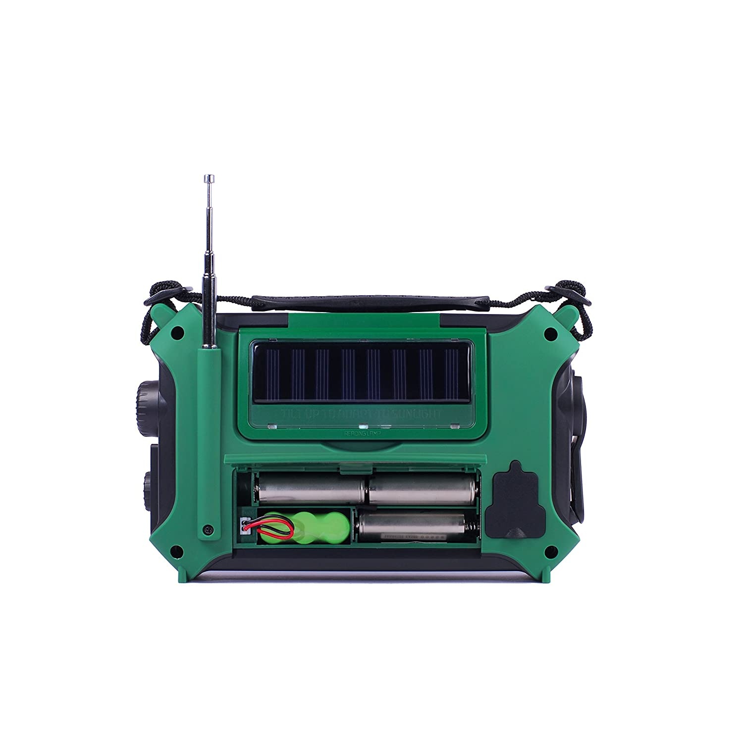 Kaito KA500GRN 5-Way Powered Emergency AM/FM/SW Weather Alert Radio, Green