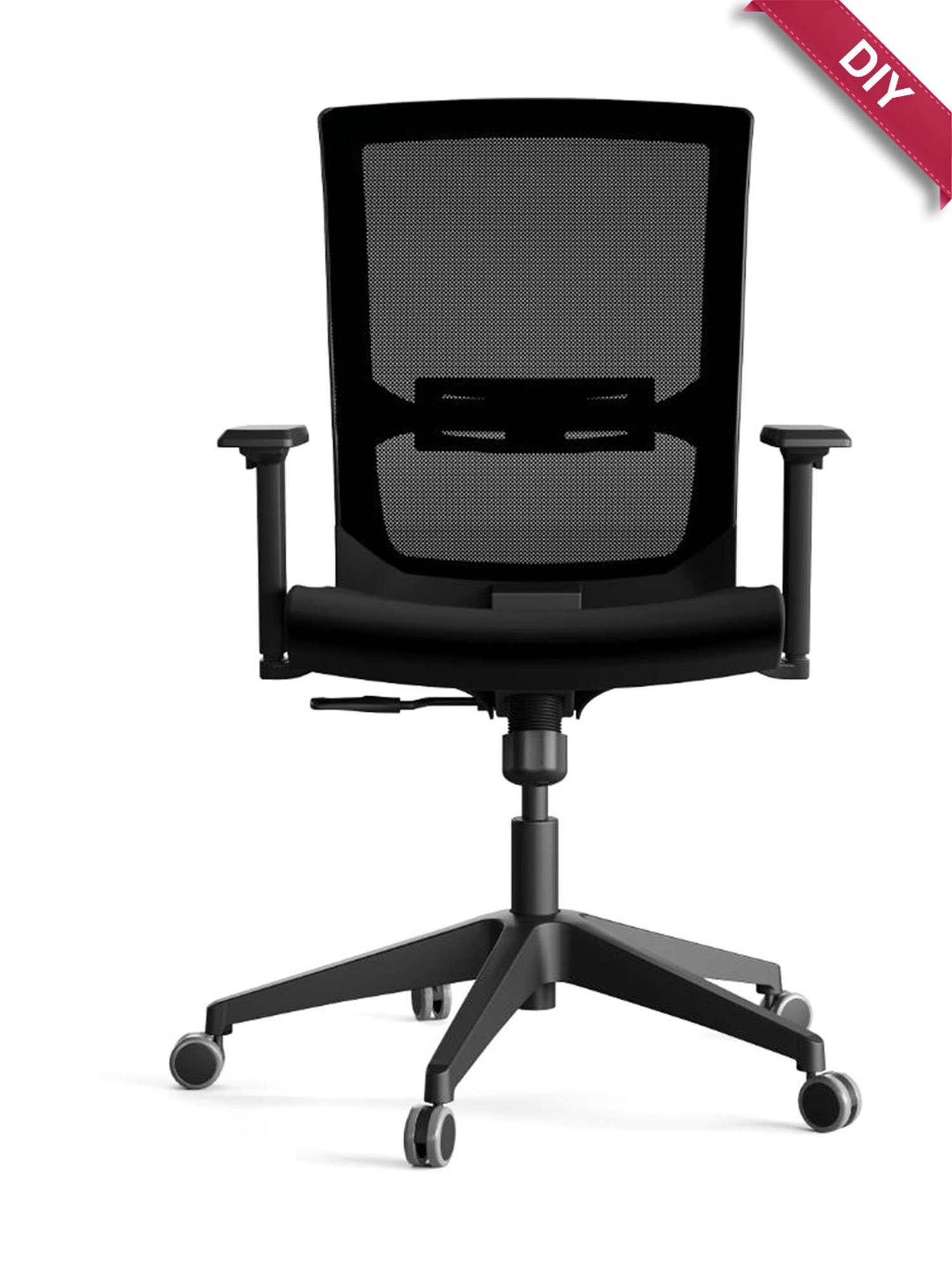 HNI India Quip Black PU Foam Ergonomic Office & Study Desk Chair