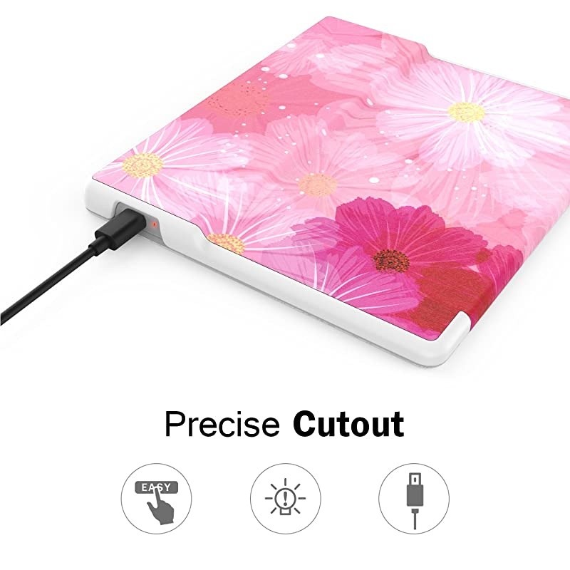 Case Fits AllNew Kindle Oasis 9th and 10th Generation ONLY 2017 and 2019 Release Premium Ultra Lightweight Shell Cover with Auto WakeSleep Coreopsis