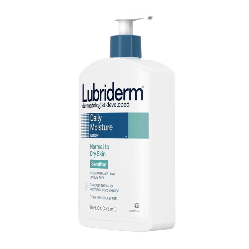 Unscented Lubriderm Daily Moisture Body Lotion for Sensitive Skin - 16 fl oz