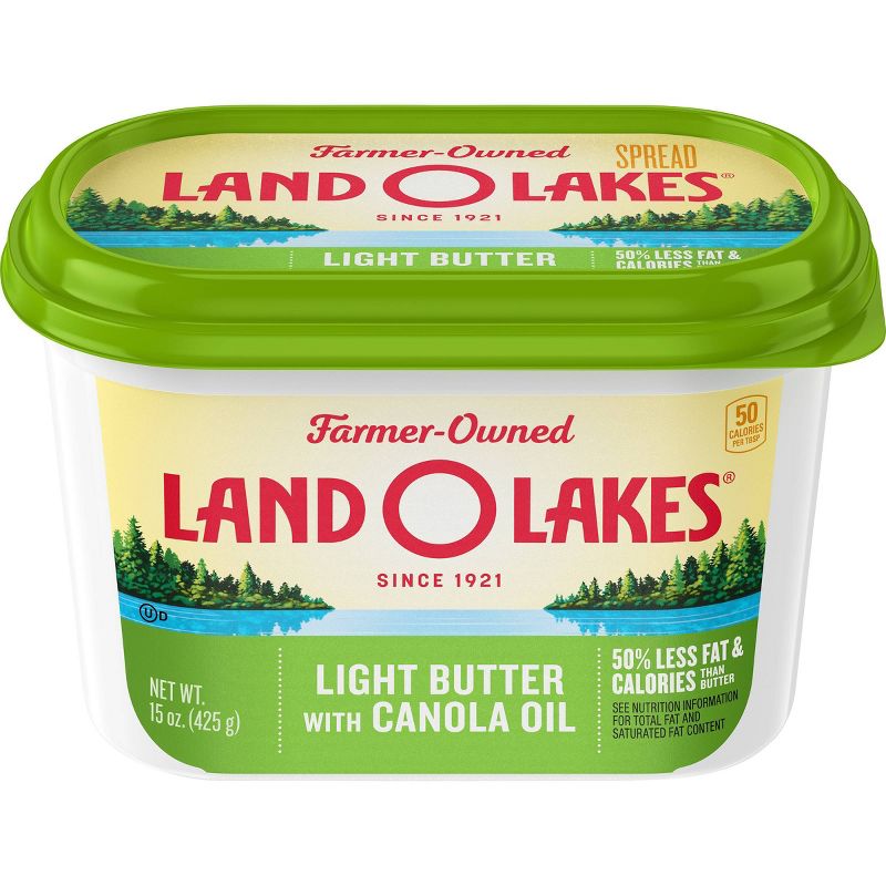 Land O Lakes Spreadable Butter with Olive Oil & Sea Salt - 7oz