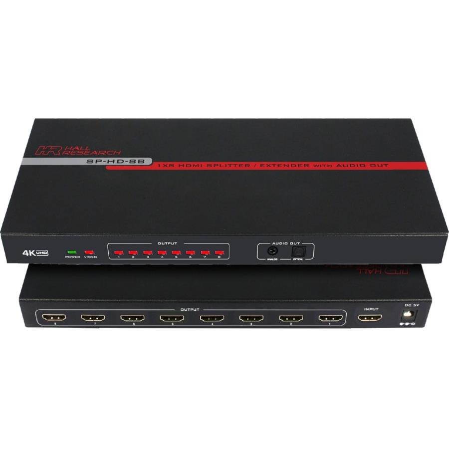 Hall Research SP-HD-8B 8 Channel HDMIVideo Splitter & Extender