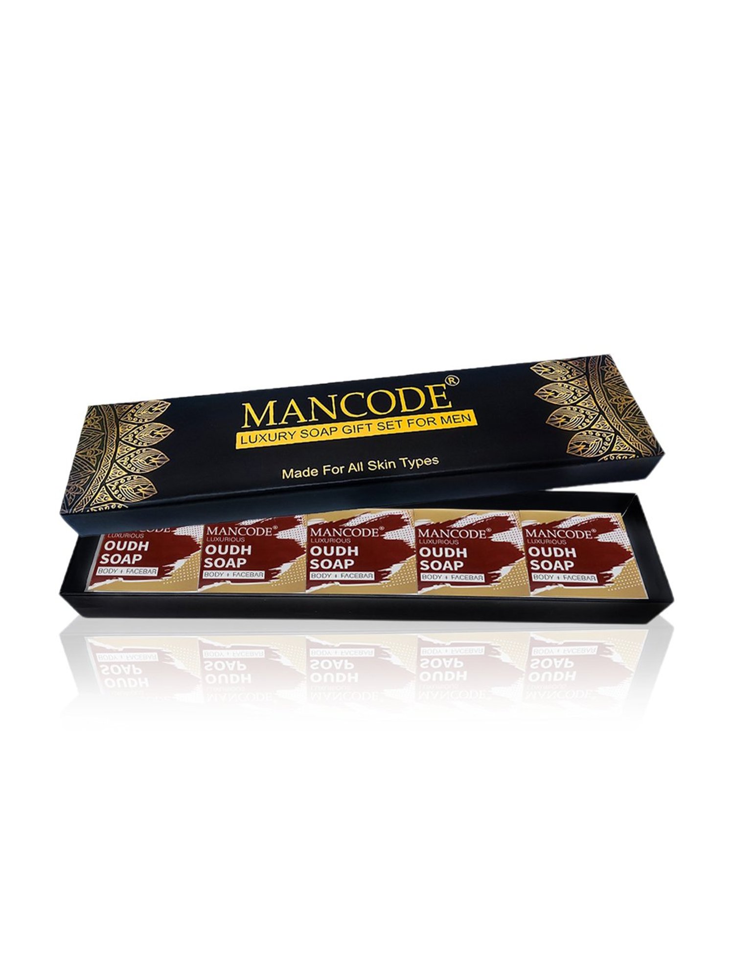 Mancode Luxurious Oudh Soap Gift Set - 5 Pieces