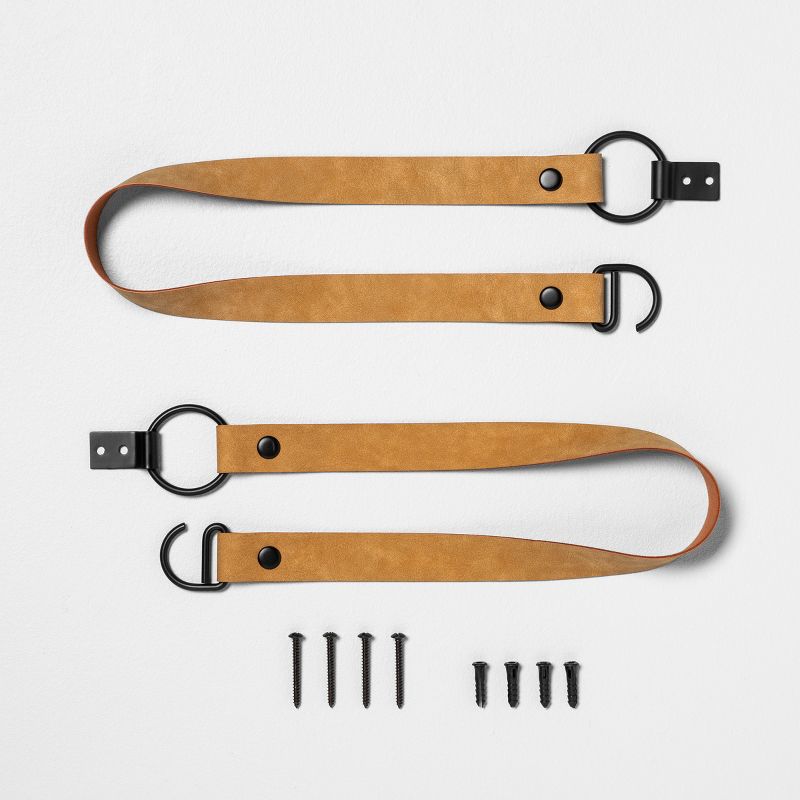 Loft by Umbra 36"-66" Soft Square Curtain Rod Set Oil Rubbed Bronze