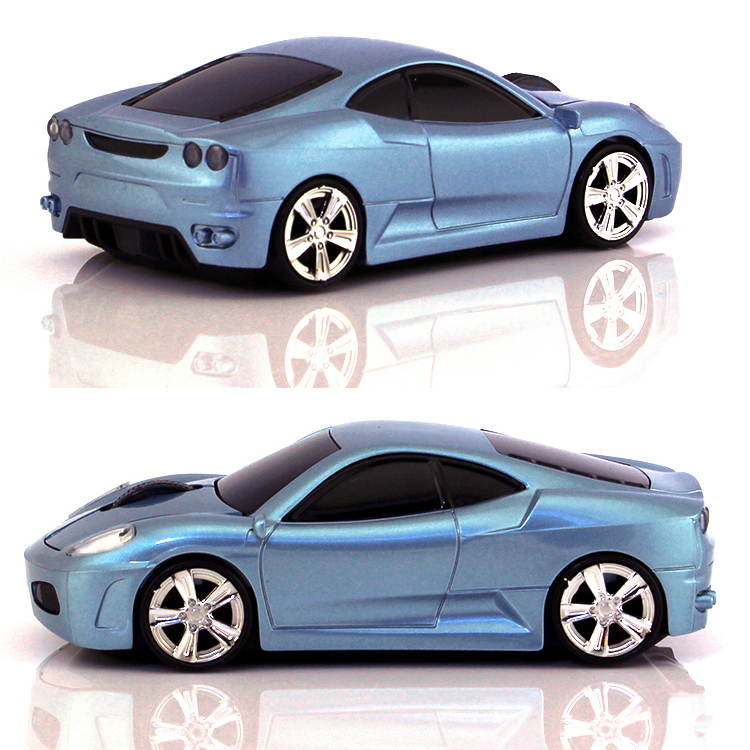 2015 2.4GHz Wireless 3D 1600DPI Ferrari Car Shape Optical Usb Cordless Gaming Mouse