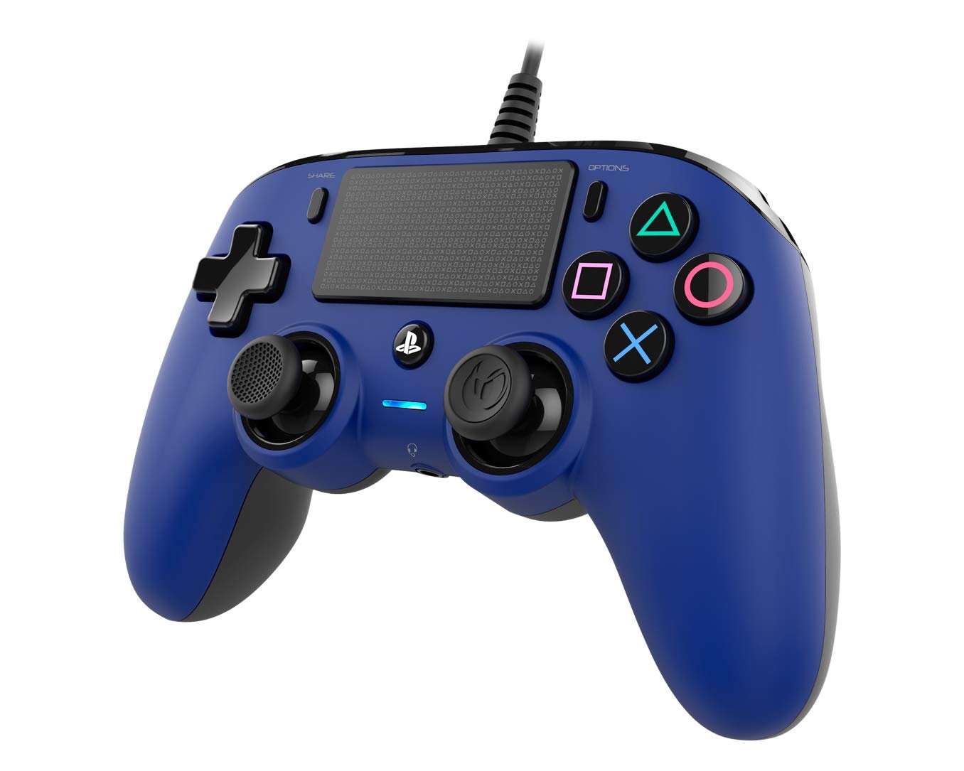 Nacon Wired Compact Controller for PlayStation 4 (Blue)