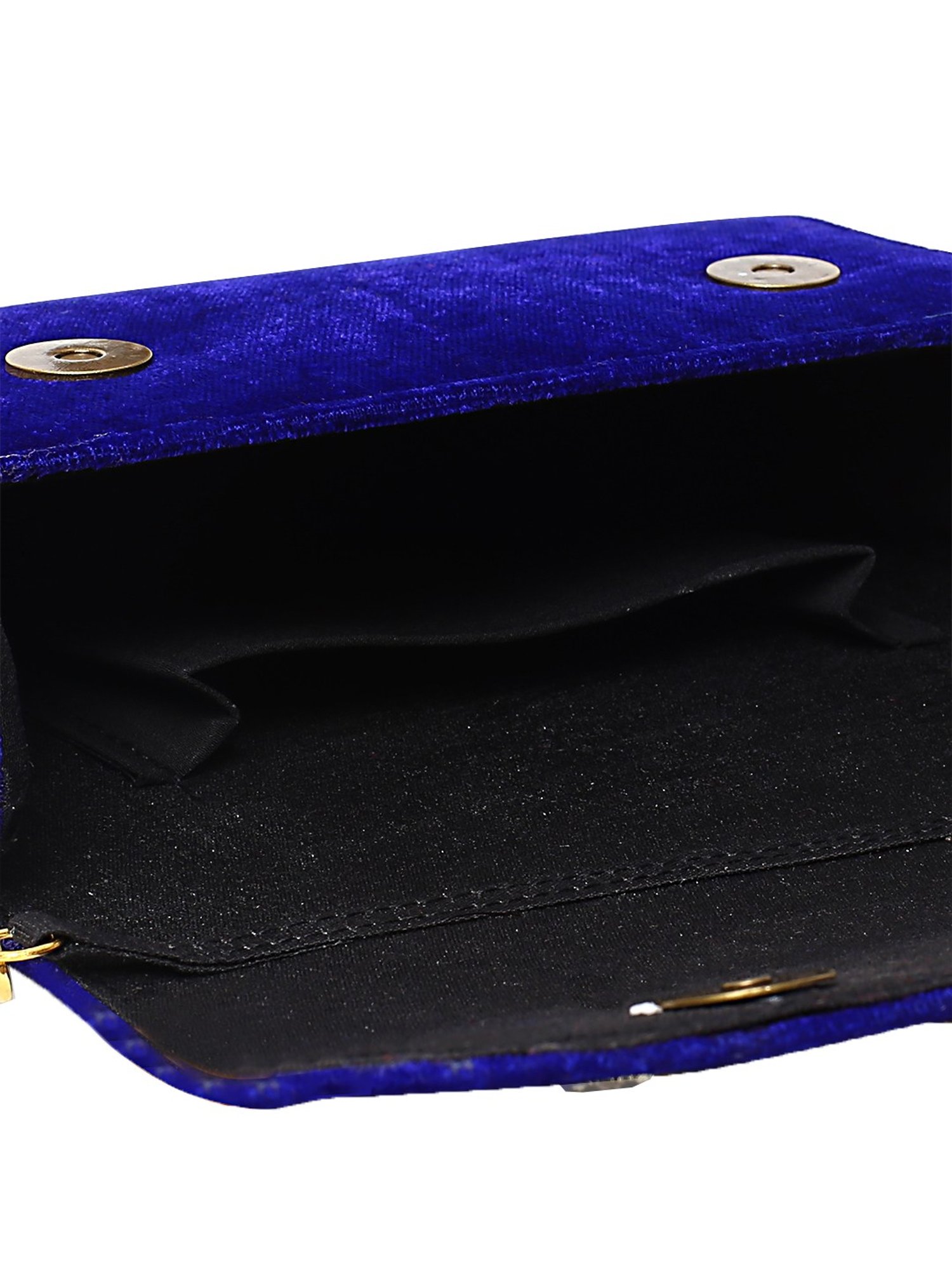 Tarini Nirula Blue Velvet Clutch