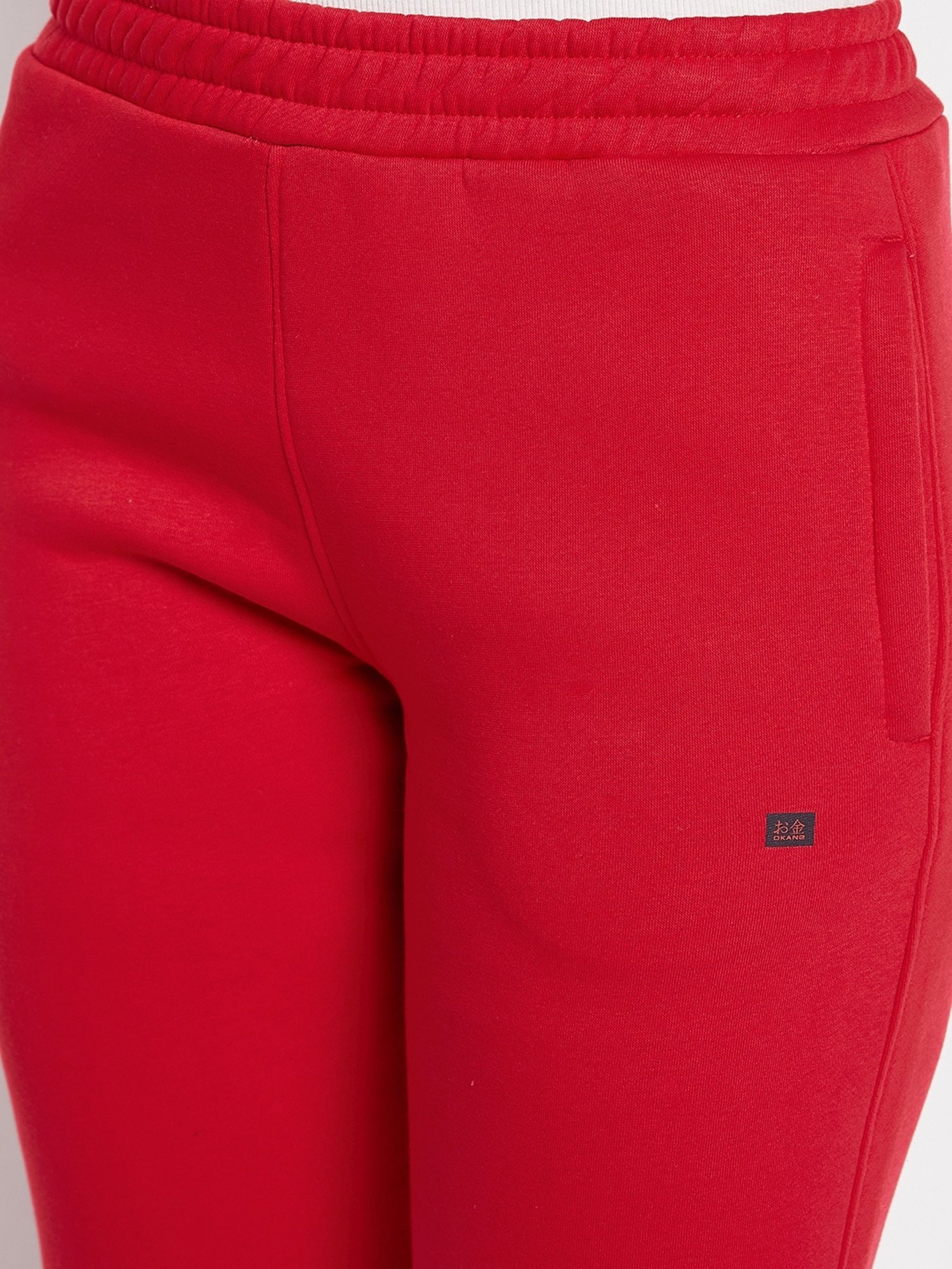 Okane Red Regular Fit Tracksuit