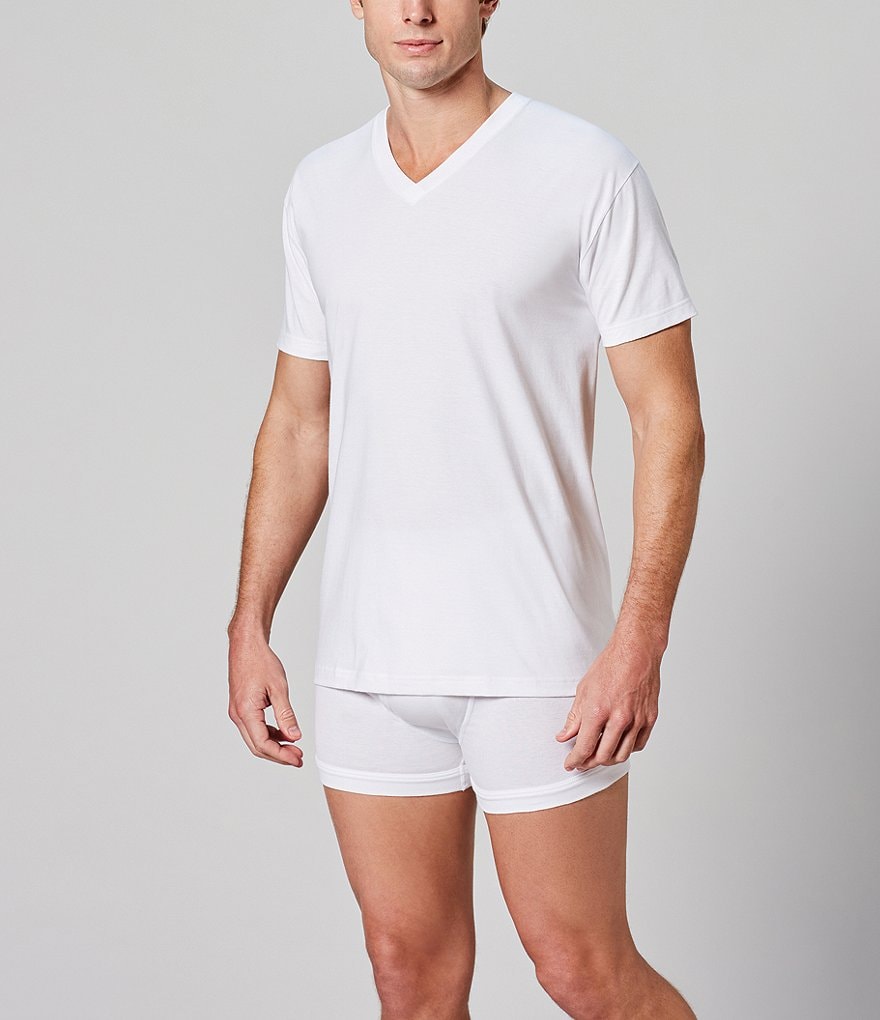 Roundtree & Yorke Big & Tall 3-Pack V-Neck Tees