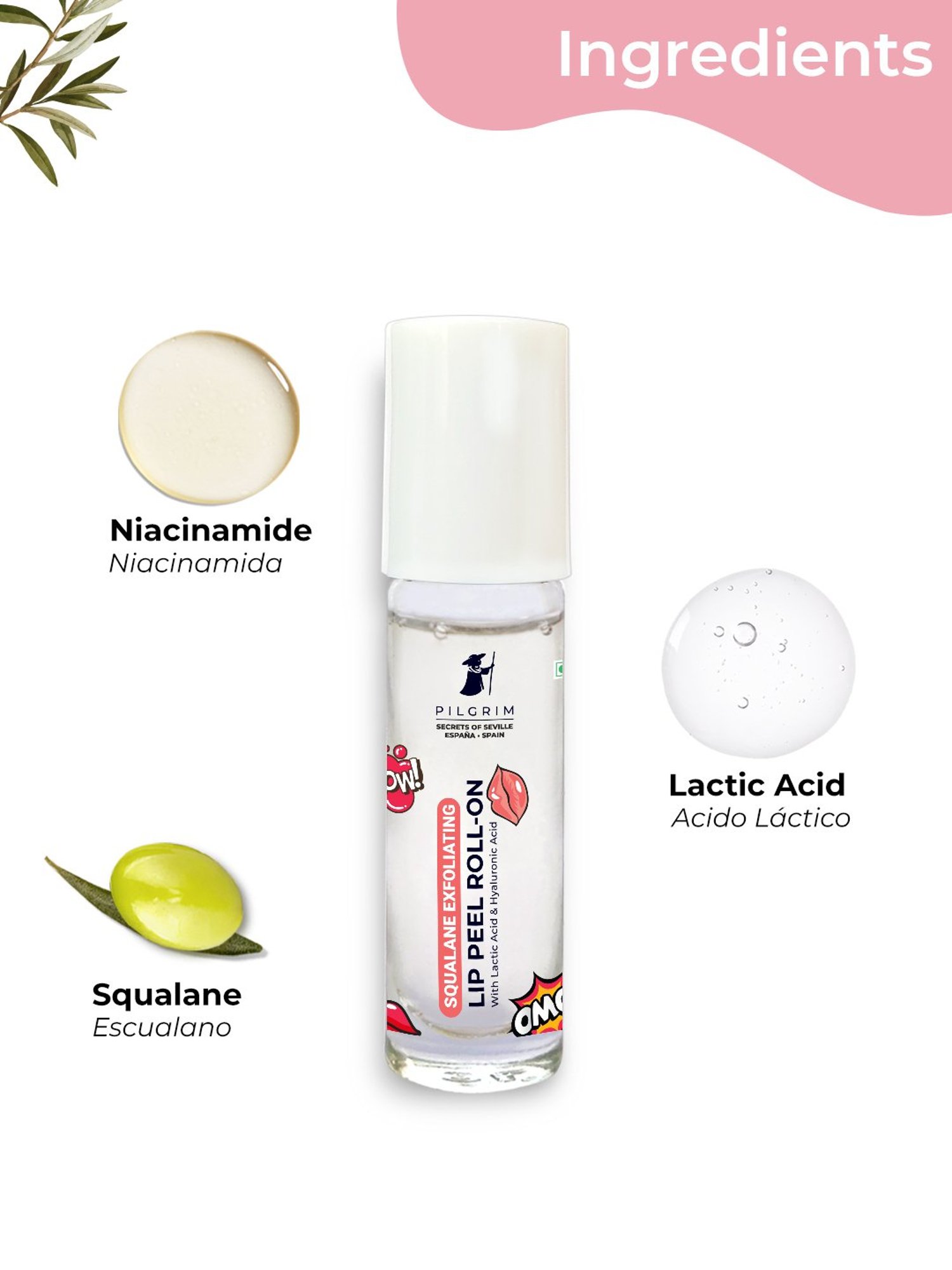 ENN Sugar Rush Nourishing Lip Scrub with Pomegranate & Vitamin E - 6 gm