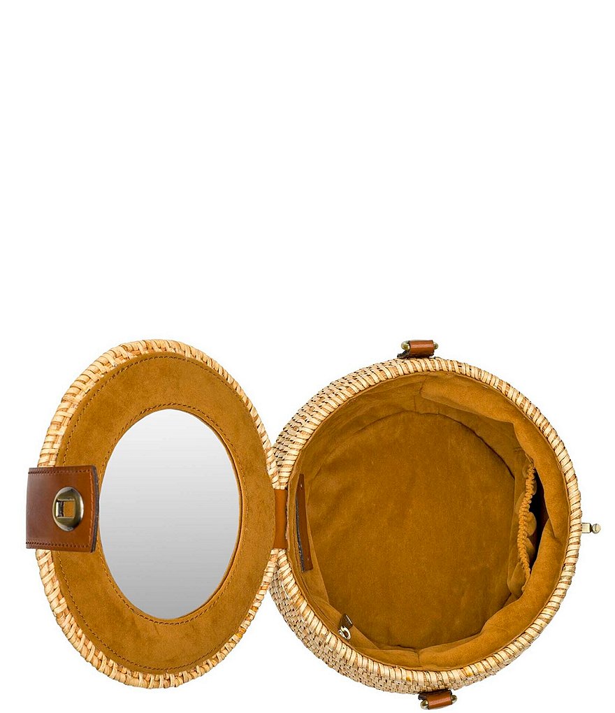 Patricia Nash Seasonal Collection Antiniana Vintage Inspired Straw Satchel Bag