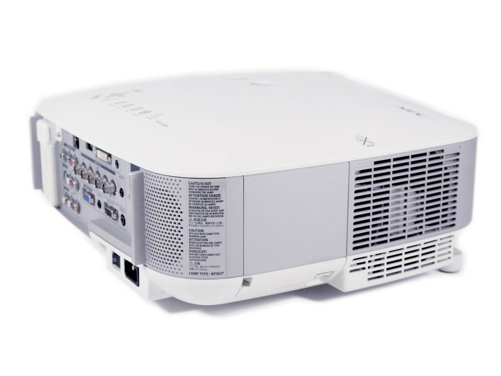 NEC NP3250W 3LCD Projector 4000 ANSI Lumens 1280 x 800 HD HDMI-adapter Home Theater Professional Streaming with Accessories bundle