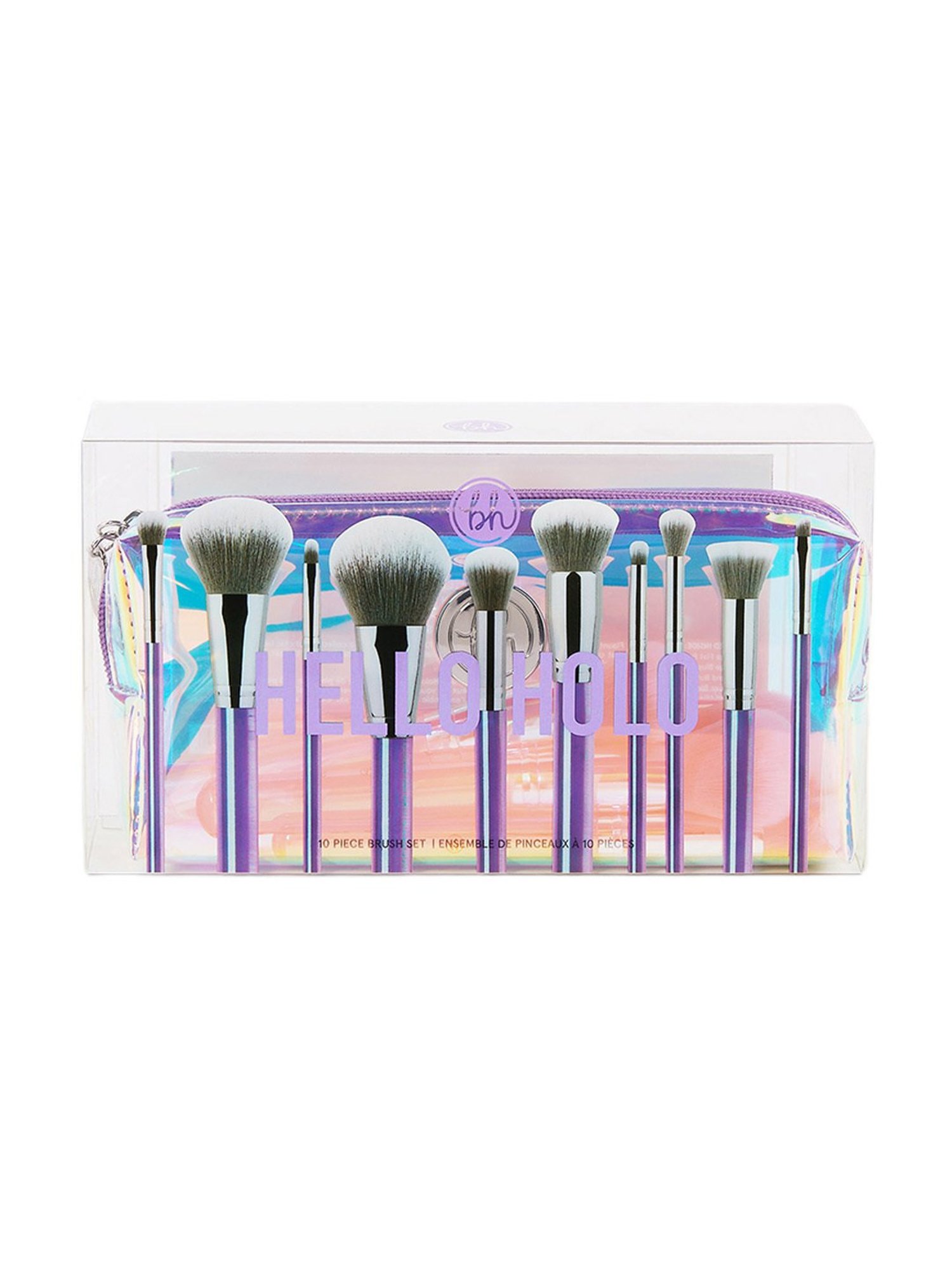 BH Cosmetics Hello Holo Brush Set with Bag