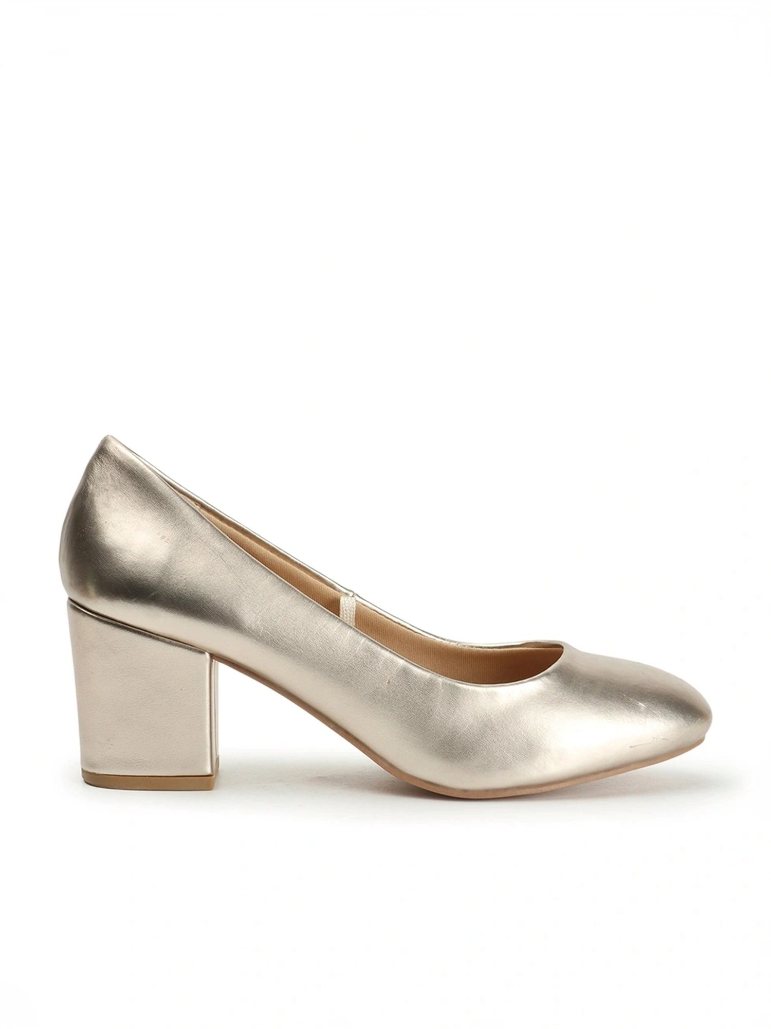 Carlton London Women's Gold Casual Pumps