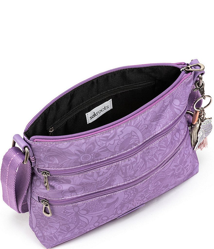 Sakroots Basic Zip Top Crossbody Bag
