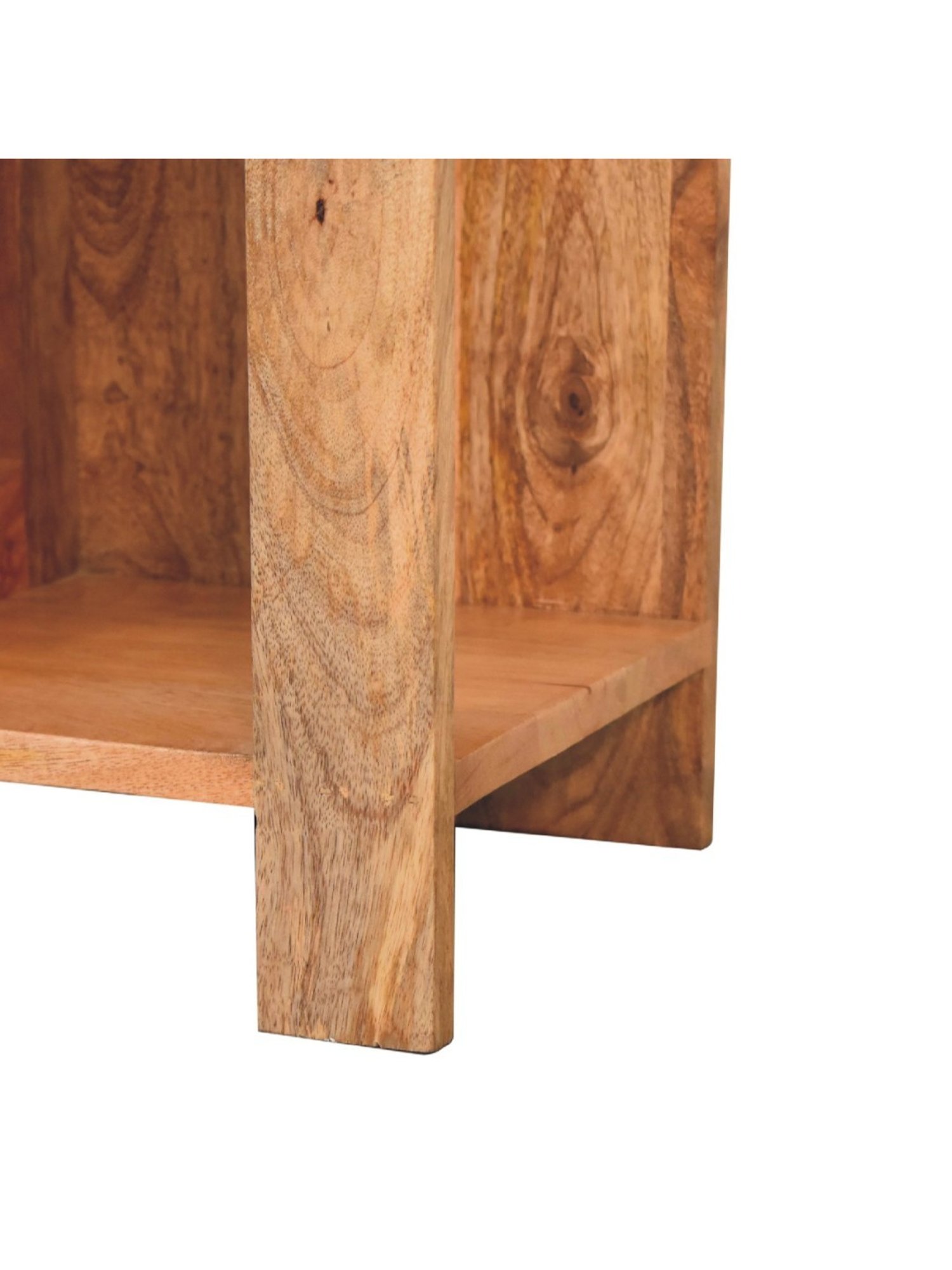 Sleepyhead Ally Teak Brown Sheesham Wood Bedside Table