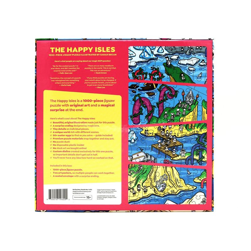 The Happy Isles - Jigsaw Puzzle From The Magic Puzzle Company 1000pc