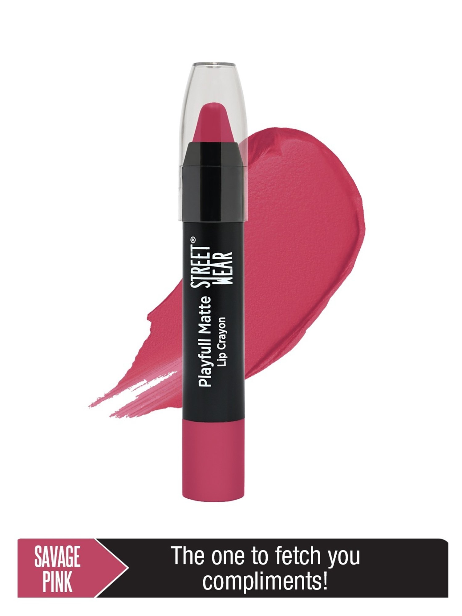 Street Wear Playfull Matte Savage Pink - 2.9 gm