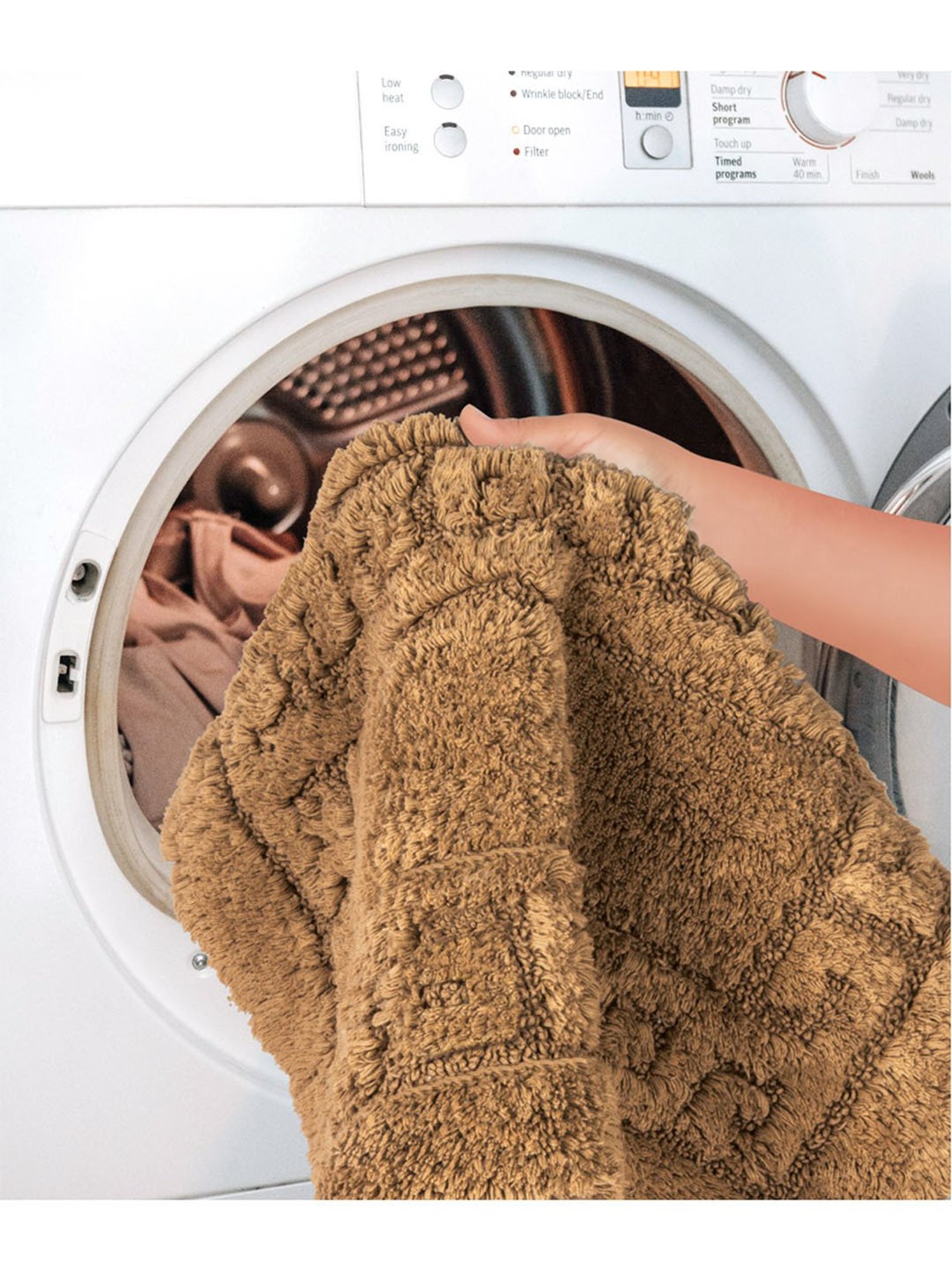 Freelance Camel Cotton Set of 1 Bath Mats and Rugs