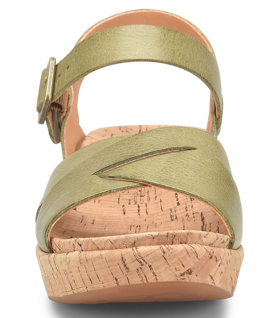 Kork-Ease Myrna 2.0 Leather Cork Platform Wedge Sandals