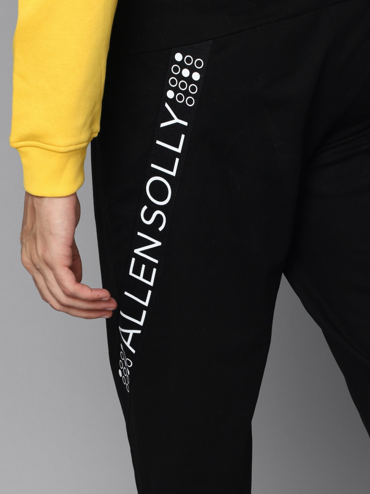 Parx Black Jogger Fit Joggers