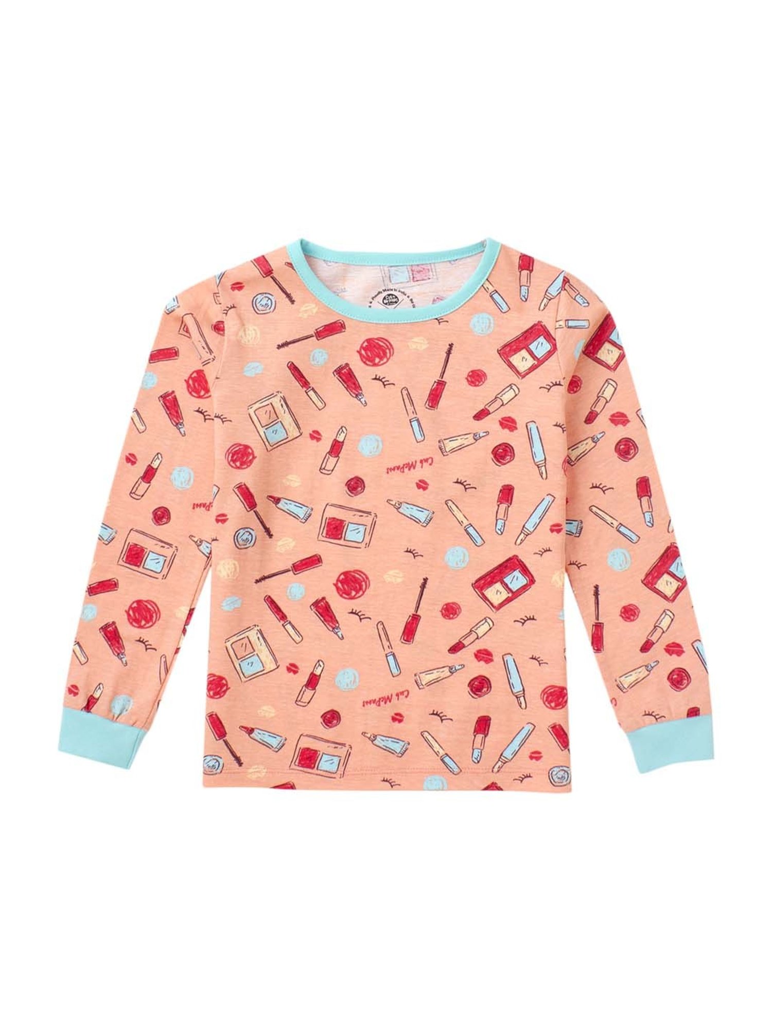 Jockey Girls Black Printed Shorts