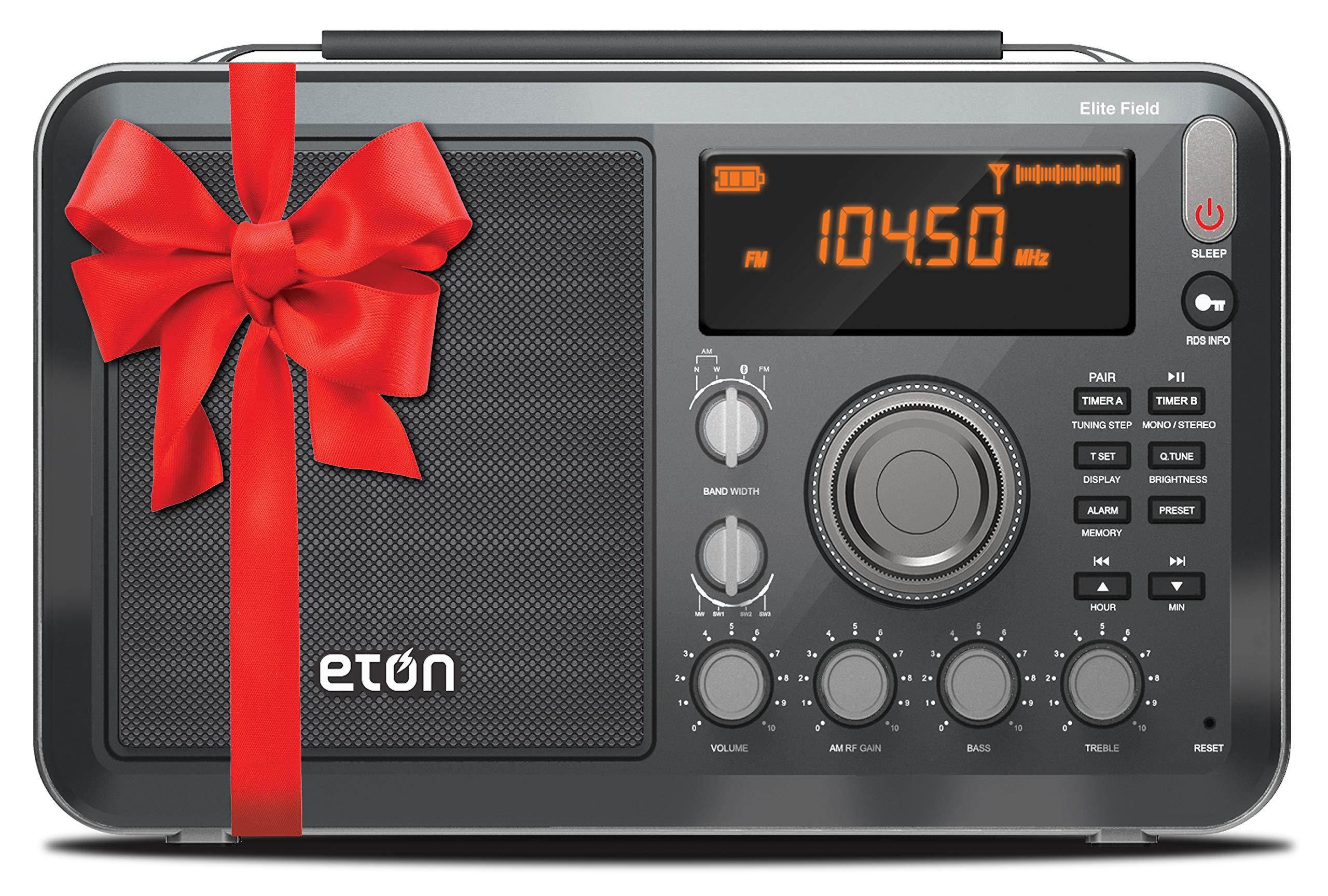 Eton Elite Field AM/FM/Shortwave Desktop Radio with Bluetooth