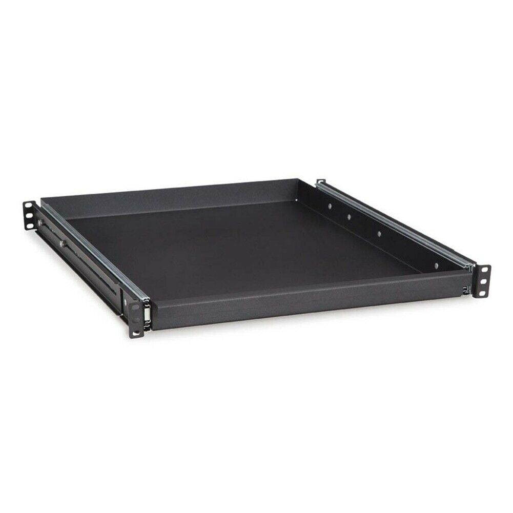 1U 19" Sliding Server Shelf Rack Mount Adjustable Mounting Depth 19" - 28"